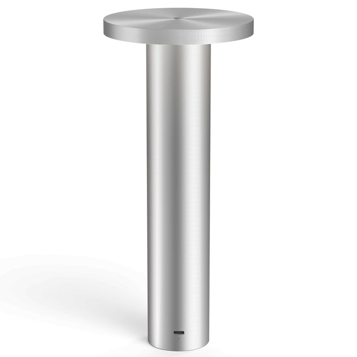 Luci Portable LED Table Lamp - Silver Finish