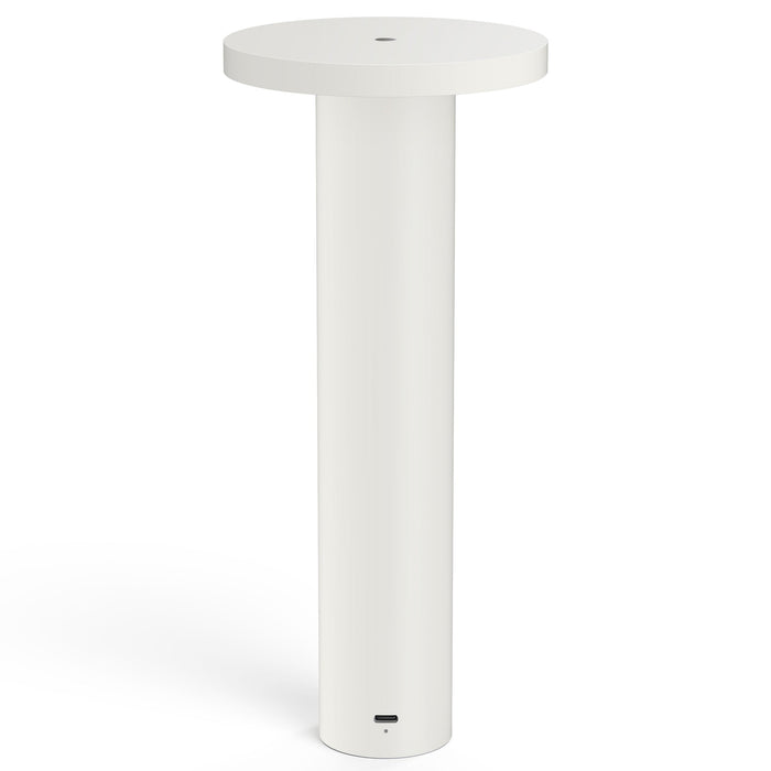 Luci Portable LED Table Lamp - White Finish