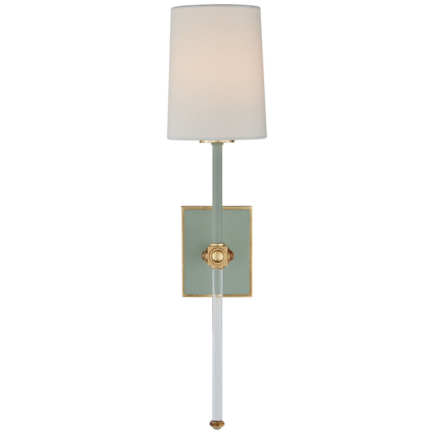 Lucia Medium Tail Sconce - Celadon Finish