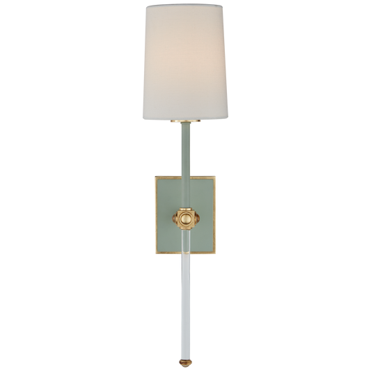 Lucia Medium Tail Sconce - Celadon Finish