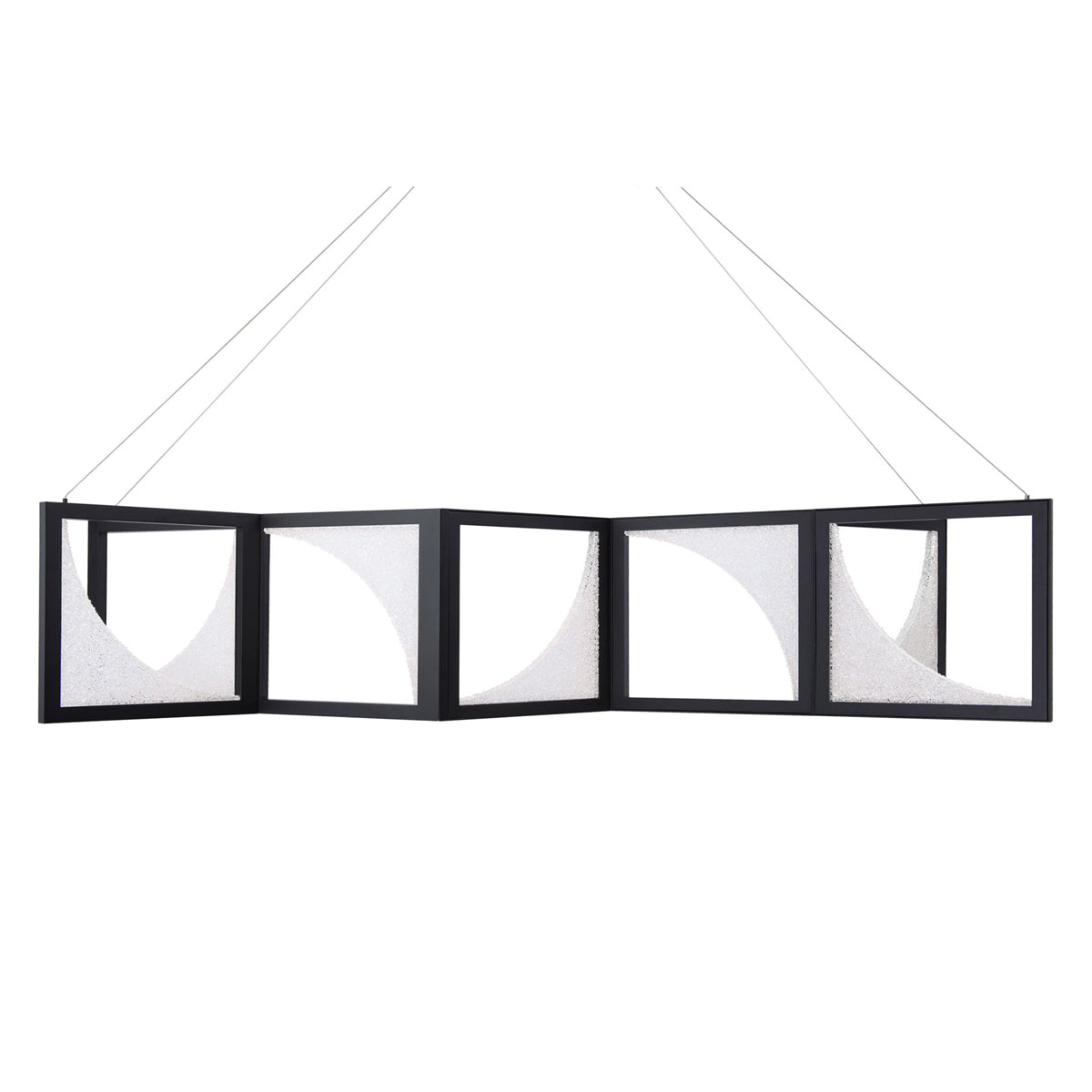 Luna LED Linear Suspension - Black Finish