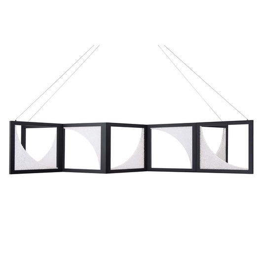 Luna LED Linear Suspension - Black Finish