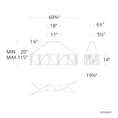 Load image into Gallery viewer, Luna LED Linear Suspension - Diagram
