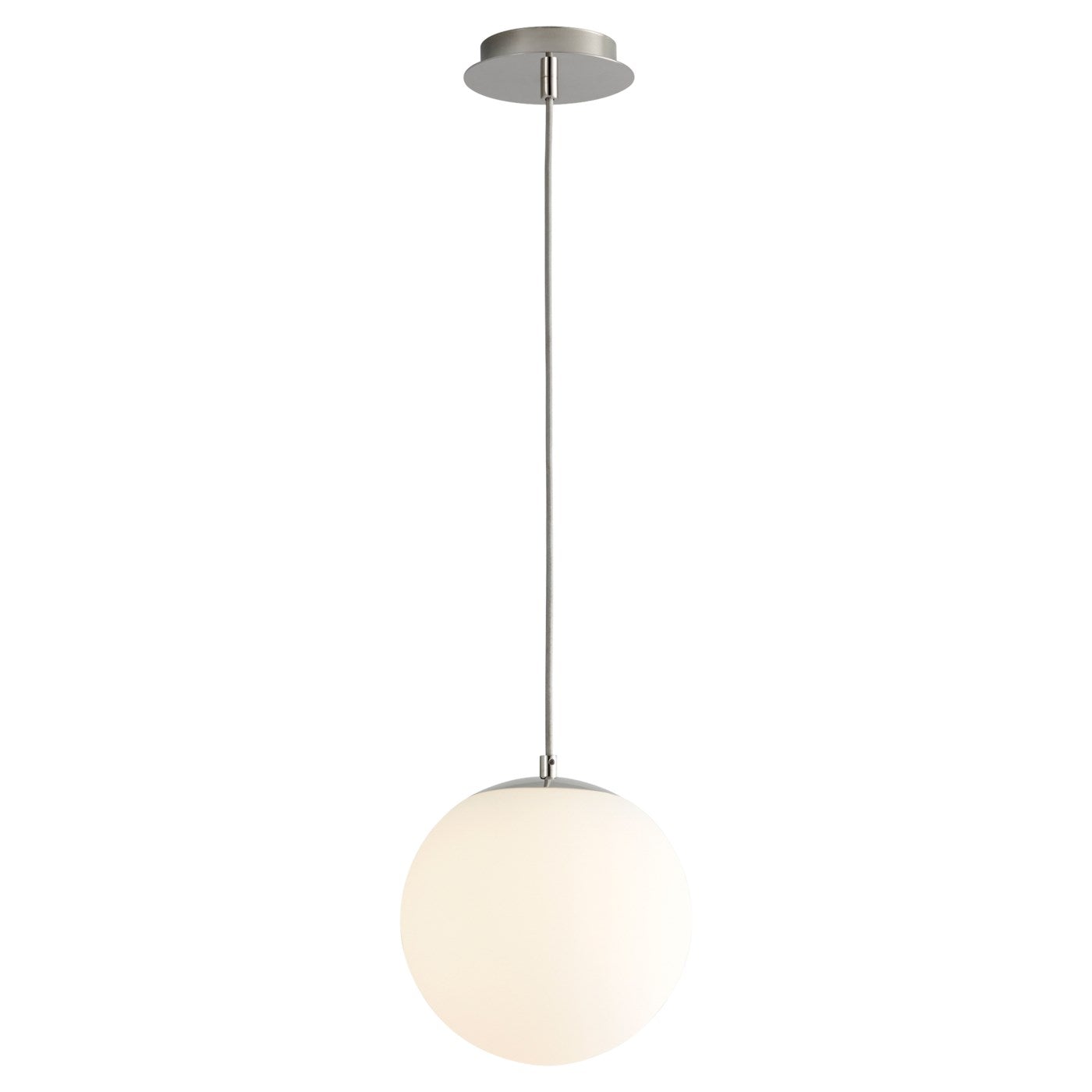 Luna 10" Pendant - Polished Nickel Finish