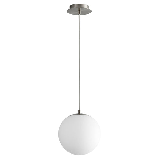 Luna 10" Pendant - Satin Nickel Finish