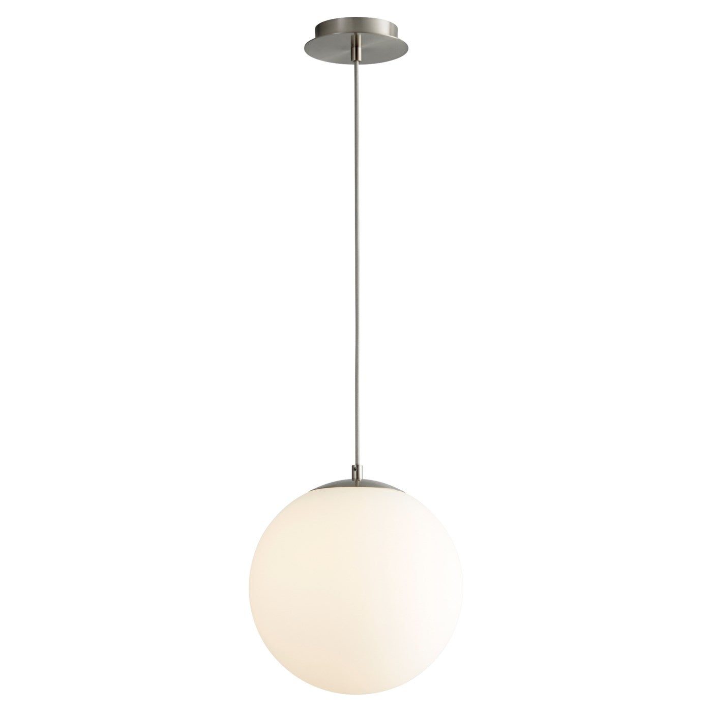 Luna 12" Pendant - Satin Nickel Finish