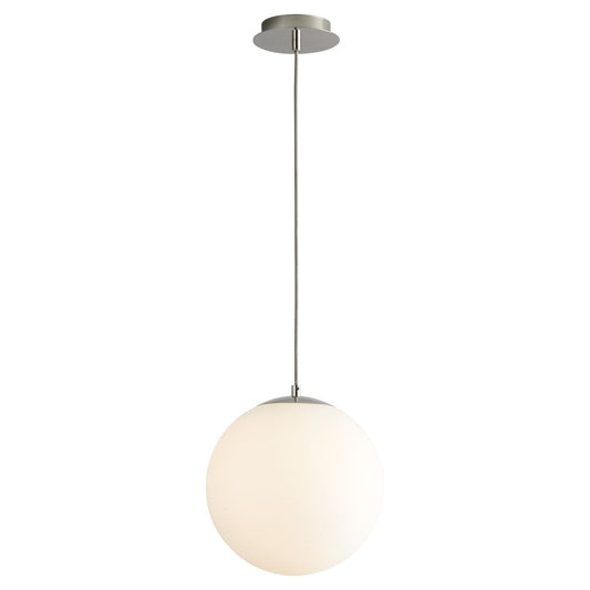 Luna 12" Pendant - Polished Nickel Finish