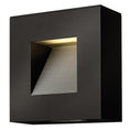 Load image into Gallery viewer, Luna Small Square Outdoor Wall Light - Satin Black
