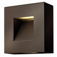 Load image into Gallery viewer, Luna Small Square Outdoor Wall Light - Bronze
