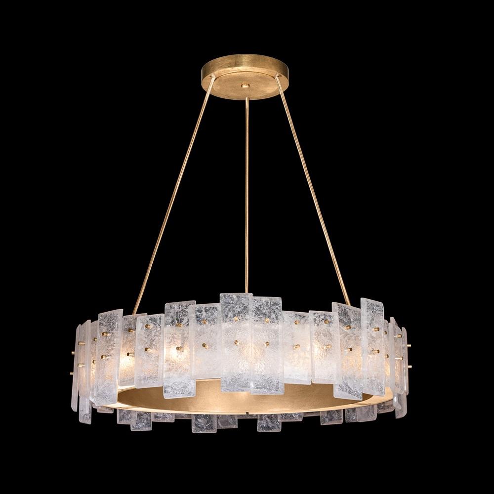 Lunea Chandelier - Gold Leaf Finish