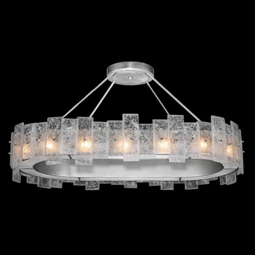 Lunea Linear Suspension - Silver Leaf Finish