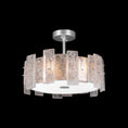 Load image into Gallery viewer, Lunea Semi Flush Mount - Silver Leaf Finish
