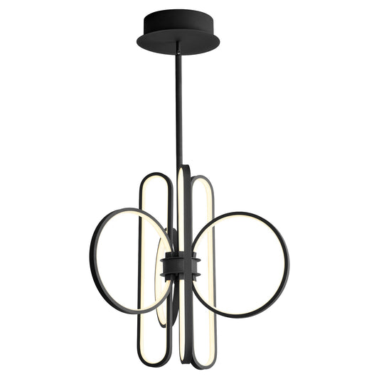 Lupe LED Pendant - Black Finish