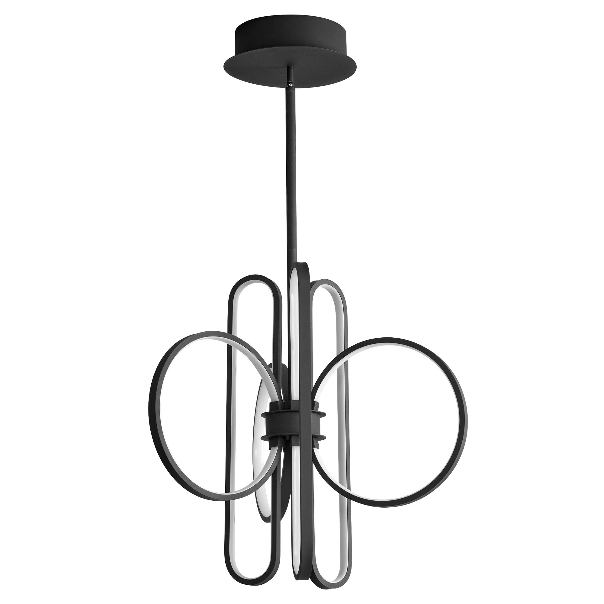 Lupe LED Pendant - Black Finish