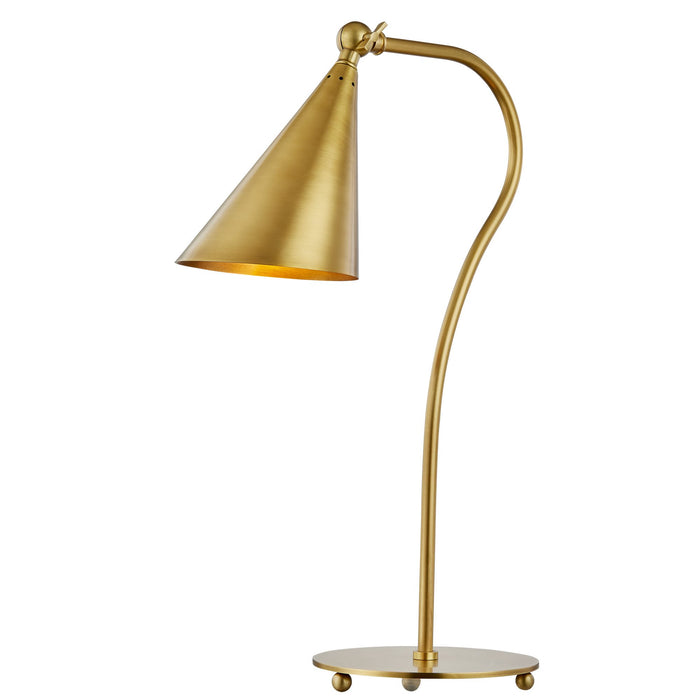 Lupe Table Lamp - Aged Brass Finish