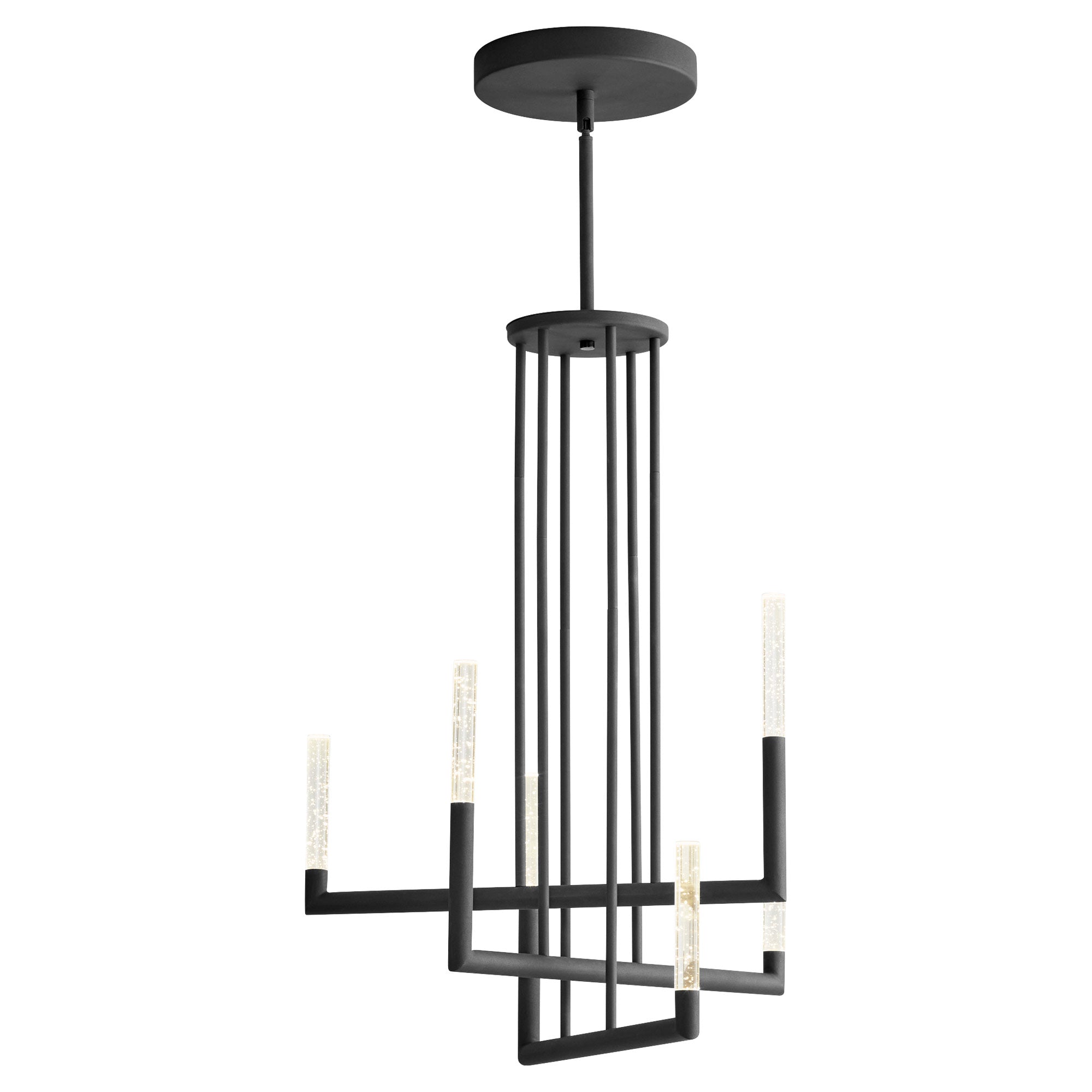 Lustre LED Chandelier - Black Finish