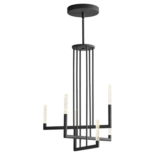 Lustre LED Chandelier - Black Finish