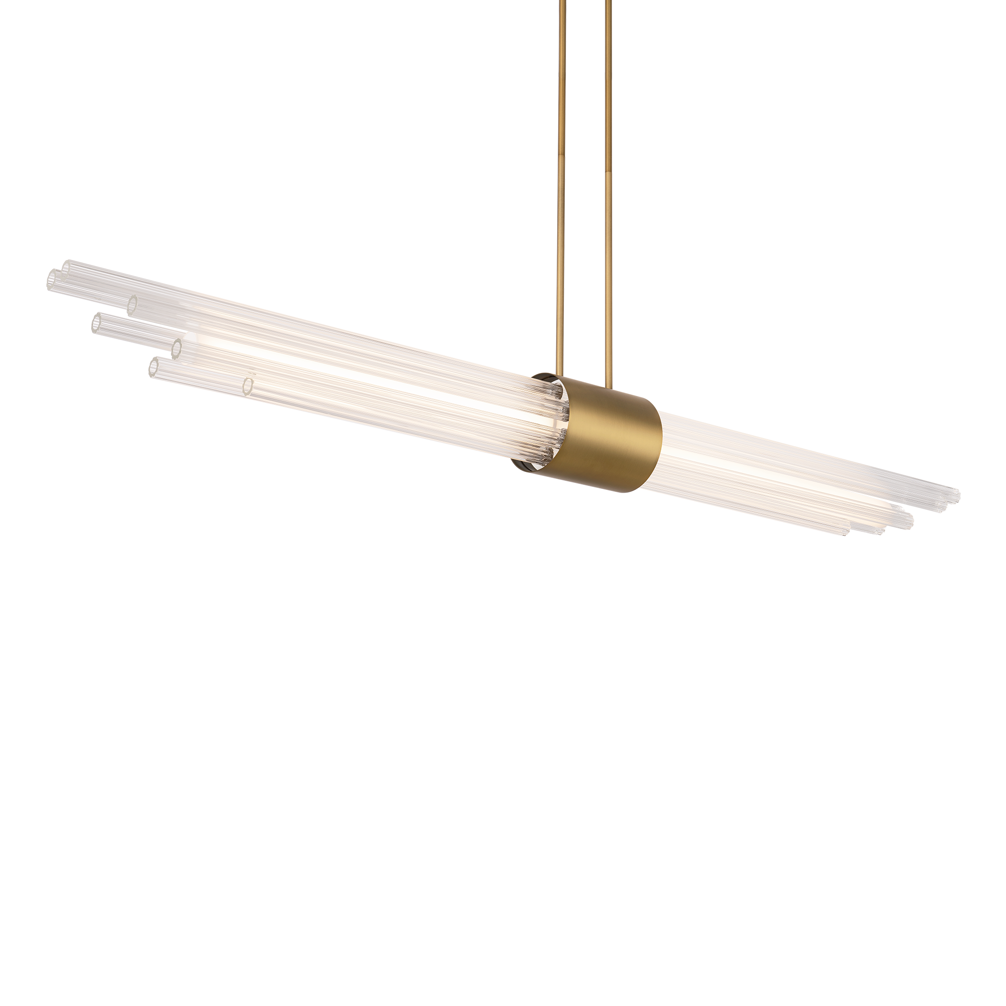 Luzerne Linear Pendant - Aged Brass