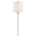 Load image into Gallery viewer, Lyra Large Tail Sconce - Polished Nickel & Crystal
