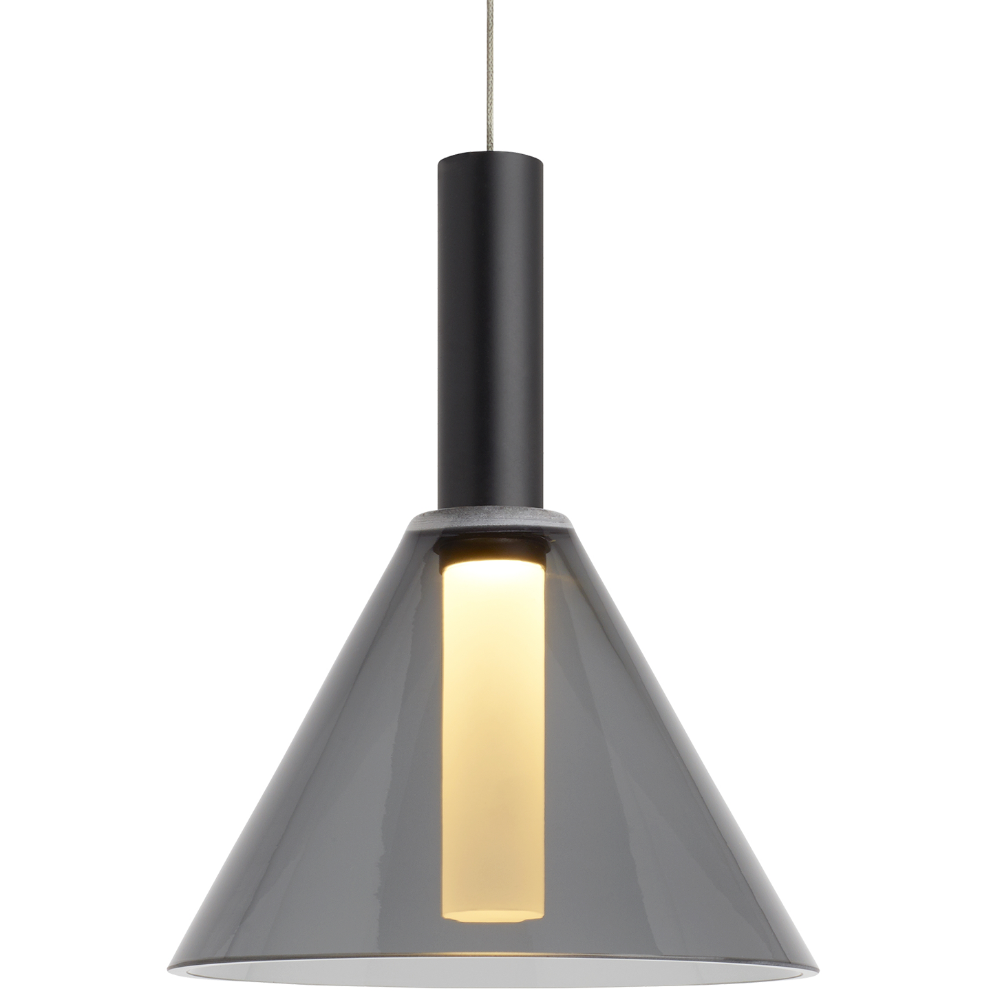 MEZZ PENDANT Transparent - Smoke Finish