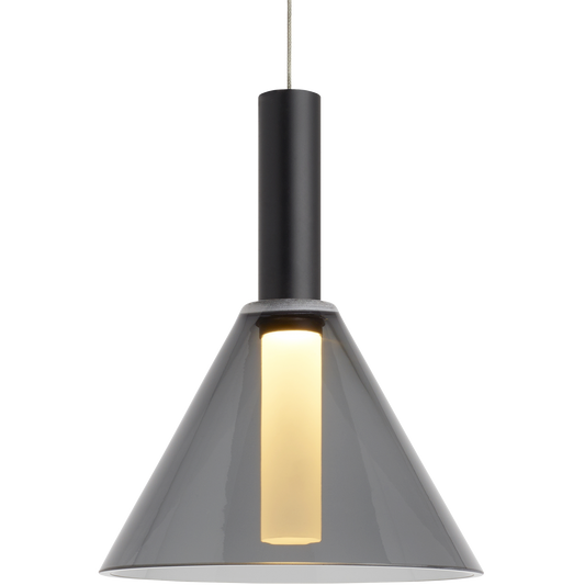 MEZZ PENDANT Transparent - Smoke Finish