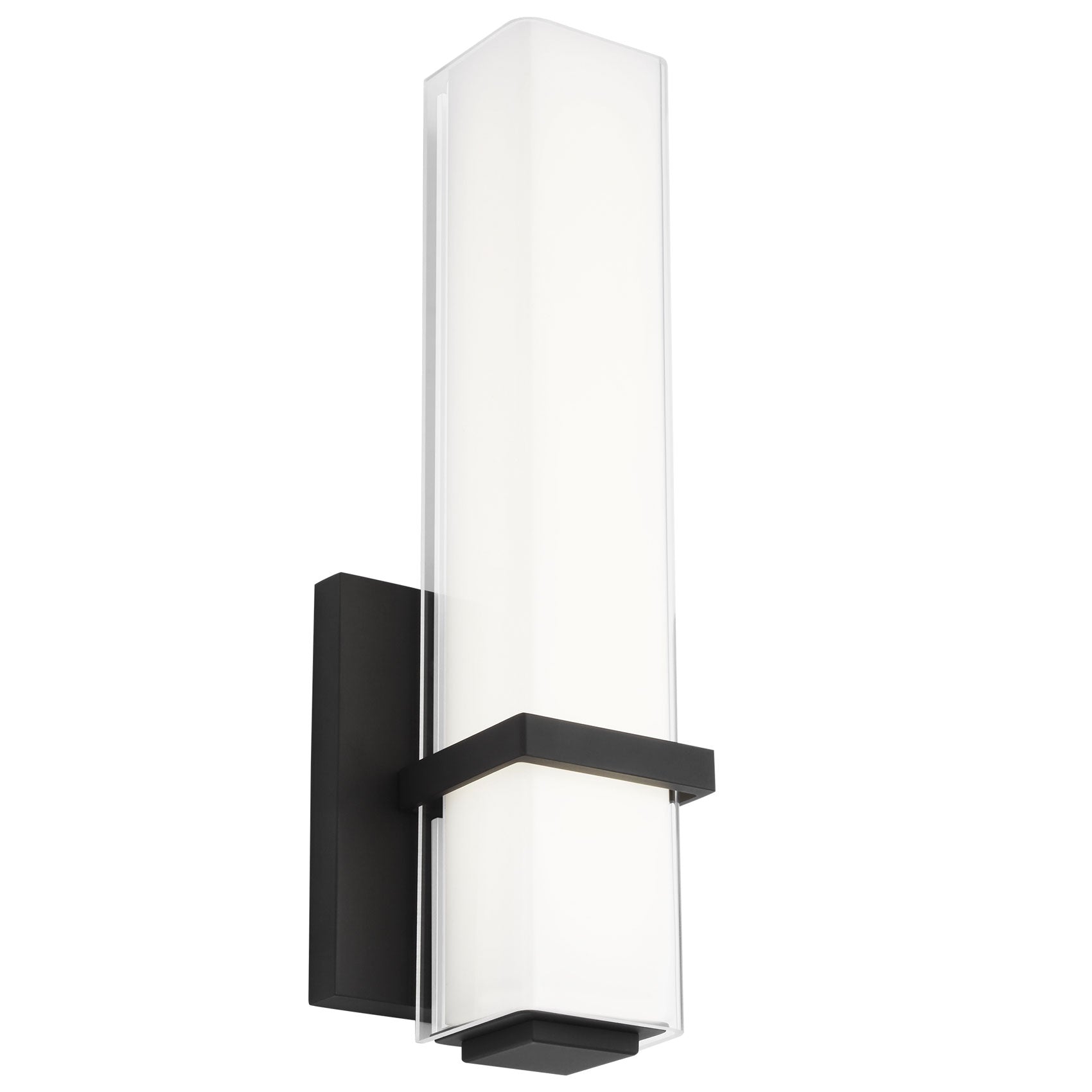 Milan Bath Sconce - Nightshade Black Finish