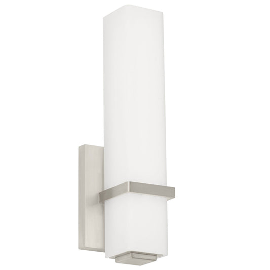 Milan Bath Sconce - Satin Nickel Finish