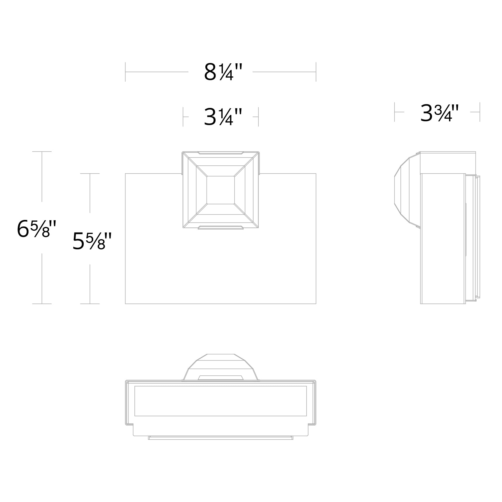 Madison LED Wall Sconce - Diagram