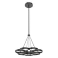 Load image into Gallery viewer, Maestro Small LED Chandelier - Black Finish
