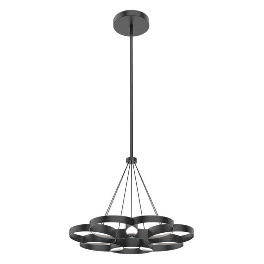 Maestro Small LED Chandelier - Black Finish