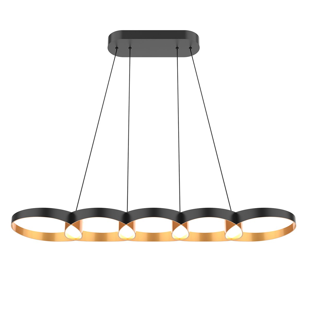 Maestro LED Linear Suspension - Gold Finish