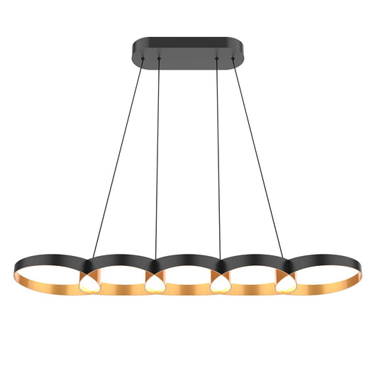 Maestro LED Linear Suspension - Gold Finish