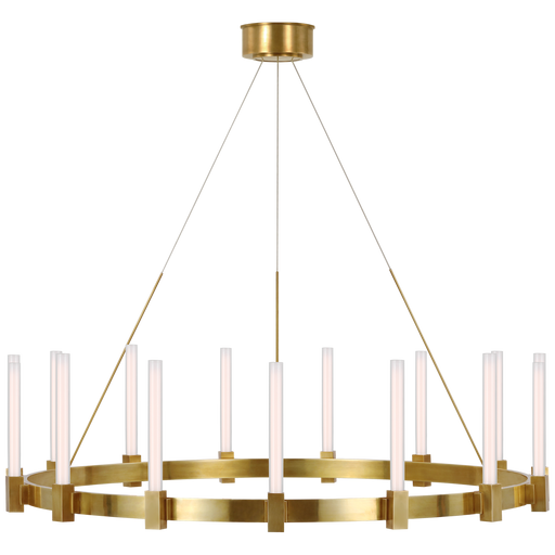 Mafra X-Large Chandelier - Hand-Rubbed Antique Brass Finish