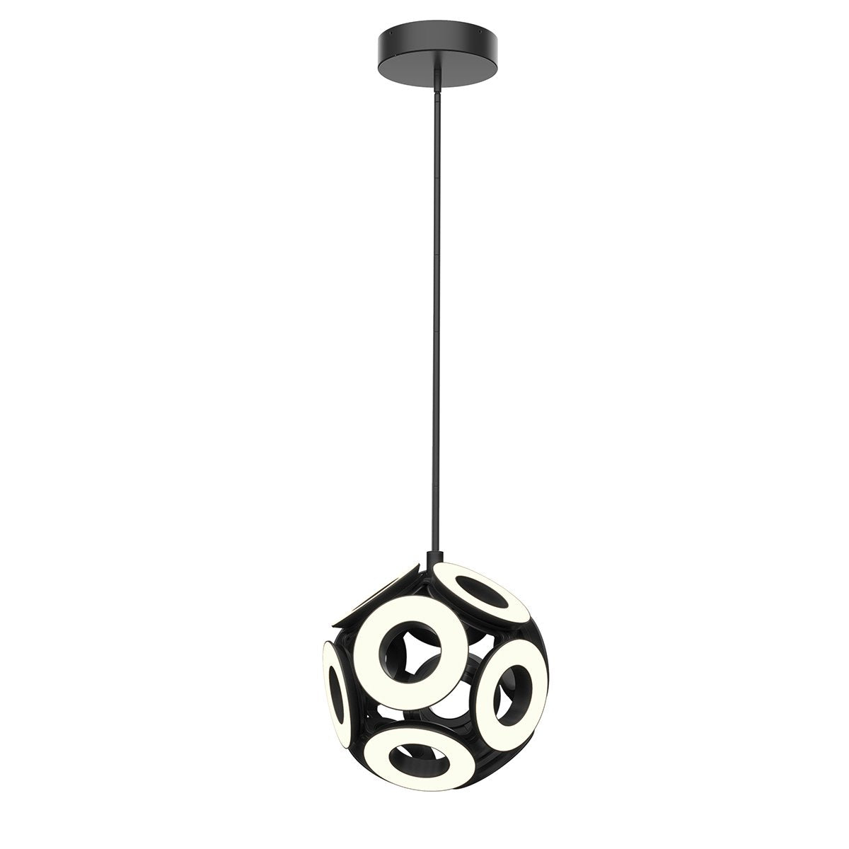 Magellan Small LED Pendant - Black Finish