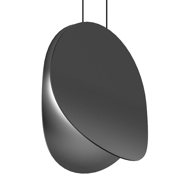Malibu Discs LED Pendant - Satin Black Finish