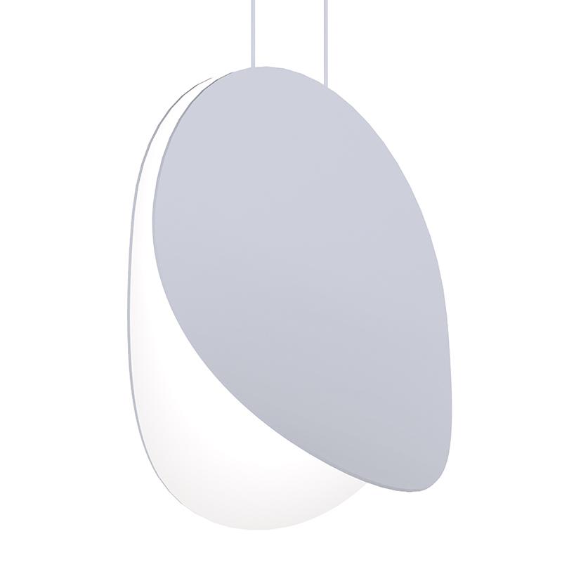 Malibu Discs LED Pendant - Dove Gray Finish