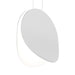 Malibu Discs LED Pendant - Satin White Finish