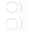 Load image into Gallery viewer, Malibu Discs LED Wall Sconce - Diagram
