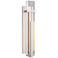 Load image into Gallery viewer, Malik Large Sconce - Polished Nickel Finish with Crystal Shade
