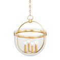 Load image into Gallery viewer, Malloy Pendant - Vintage Gold Leaf
