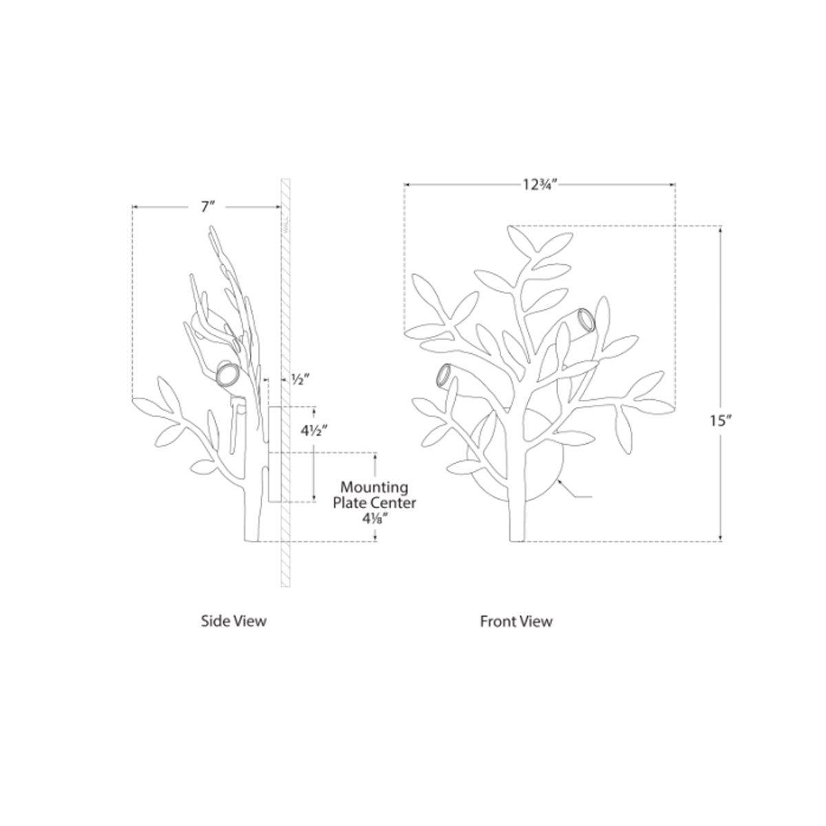 Mandeville Sconce - Diagram