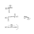 Load image into Gallery viewer, Manhattan Reading Swing Arm Wall Light - Diagram
