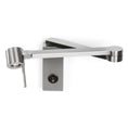 Load image into Gallery viewer, Manhattan Reading Swing Arm Wall Light - Satin Nickel Finish
