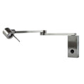 Load image into Gallery viewer, Manhattan Reading Swing Arm Wall Light - Satin Nickel Finish
