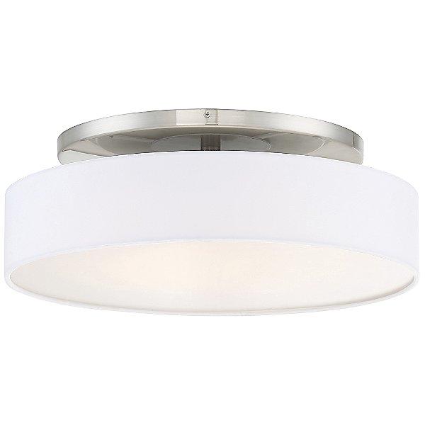 Manhattan 20" Semi-Flush Mount - Brushed Nickel