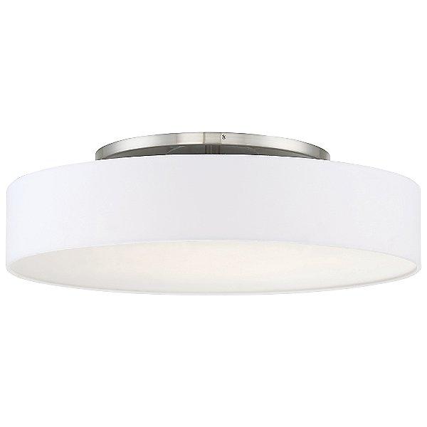 Manhattan 26" Semi-Flush Mount - Brushed Nickel