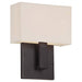 Manhattan Wall Sconce - Brushed Bronze