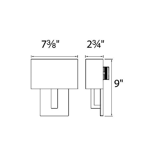 Manhattan Wall Sconce - Diagram
