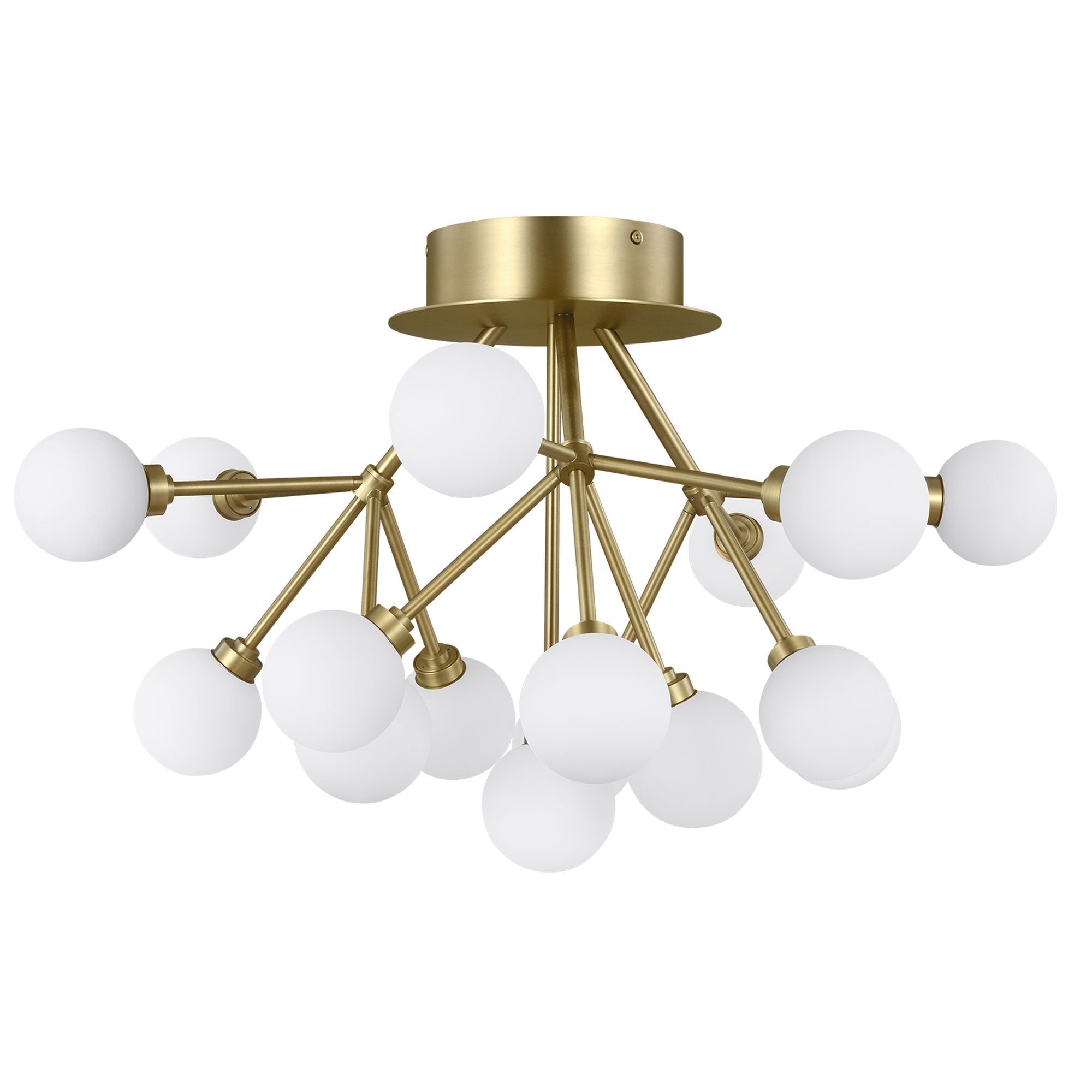 Mara Ceiling Light - Aged Brass Finish