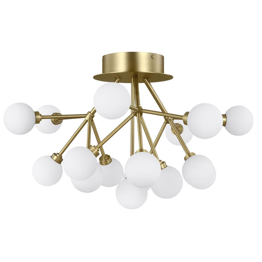 Mara Ceiling Light - Aged Brass Finish